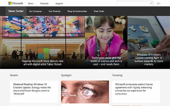 Microsoft News Center