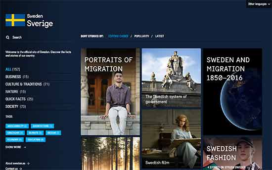 Sweden’s Official Website